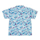 Serpent of the Sea Blue Anime Youth Hawaiian Shirt - Anime - Design by Claire Murphy - Fantasy Prints
