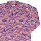 Serpent of the Sea Pink Anime Long Sleeve Button Up Shirt Geek Nerd adult sizing Anime Design by Claire Murphy