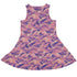 Serpent Of The Sea Pink Anime Dress Geek Nerd Anime Design by Claire Murphy Fantasy Prints