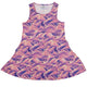 Serpent Of The Sea Pink Anime Dress Geek Nerd Anime Design by Claire Murphy Fantasy Prints