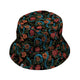Serpentine Blossom Bucket Hat Geek Nerd 0925 Animal Patterns Botany Print