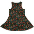 Serpentine Blossom Dress Geek Nerd 0925 Animal Patterns Botany Print
