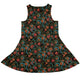 Serpentine Blossom Dress Geek Nerd 0925 Animal Patterns Botany Print