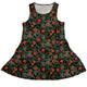 Serpentine Blossom Dress Geek Nerd 0925 Animal Patterns Botany Print