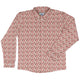Shakespeare Red Macbeth Long Sleeve Button Up Shirt Geek Nerd adult sizing Book Prints FLOW DESC WRITING