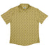 Shakespeare Tan Monochrome Button Up Shirt - adult sizing - Book Prints - Simple Patterns