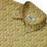 Shakespeare Tan Monochrome Button Up Shirt - adult sizing - Book Prints - Simple Patterns