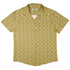 Shakespeare Tan Monochrome Button Up Shirt - adult sizing - Book Prints - Simple Patterns