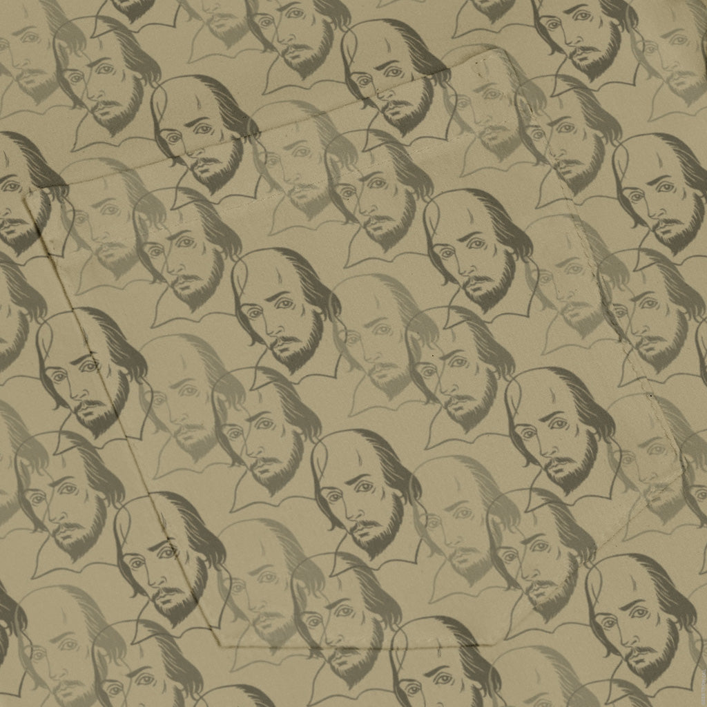 Shakespeare Tan Monochrome Long Sleeve Button Up Shirt