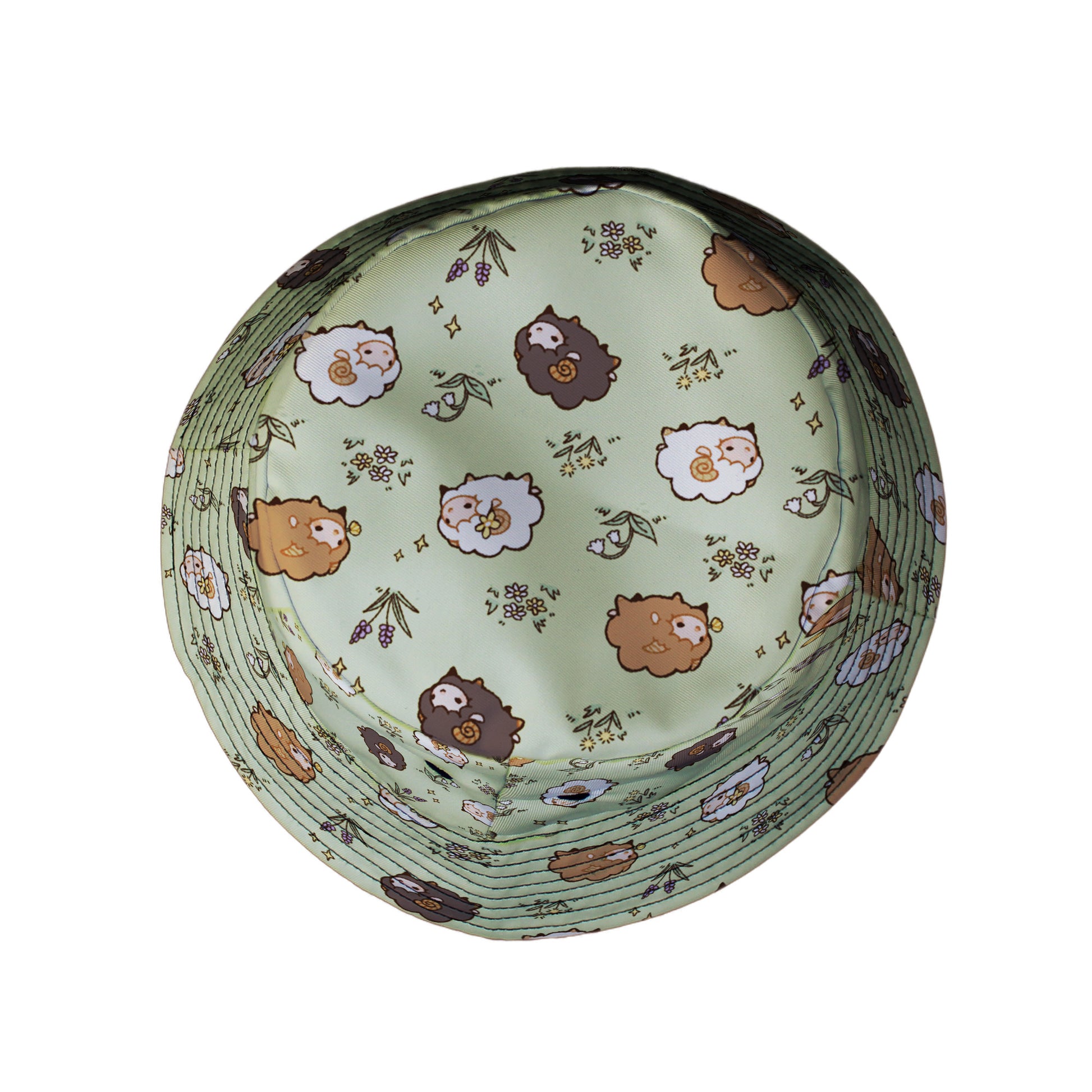 Sheep Meadows Bucket Hat Top View