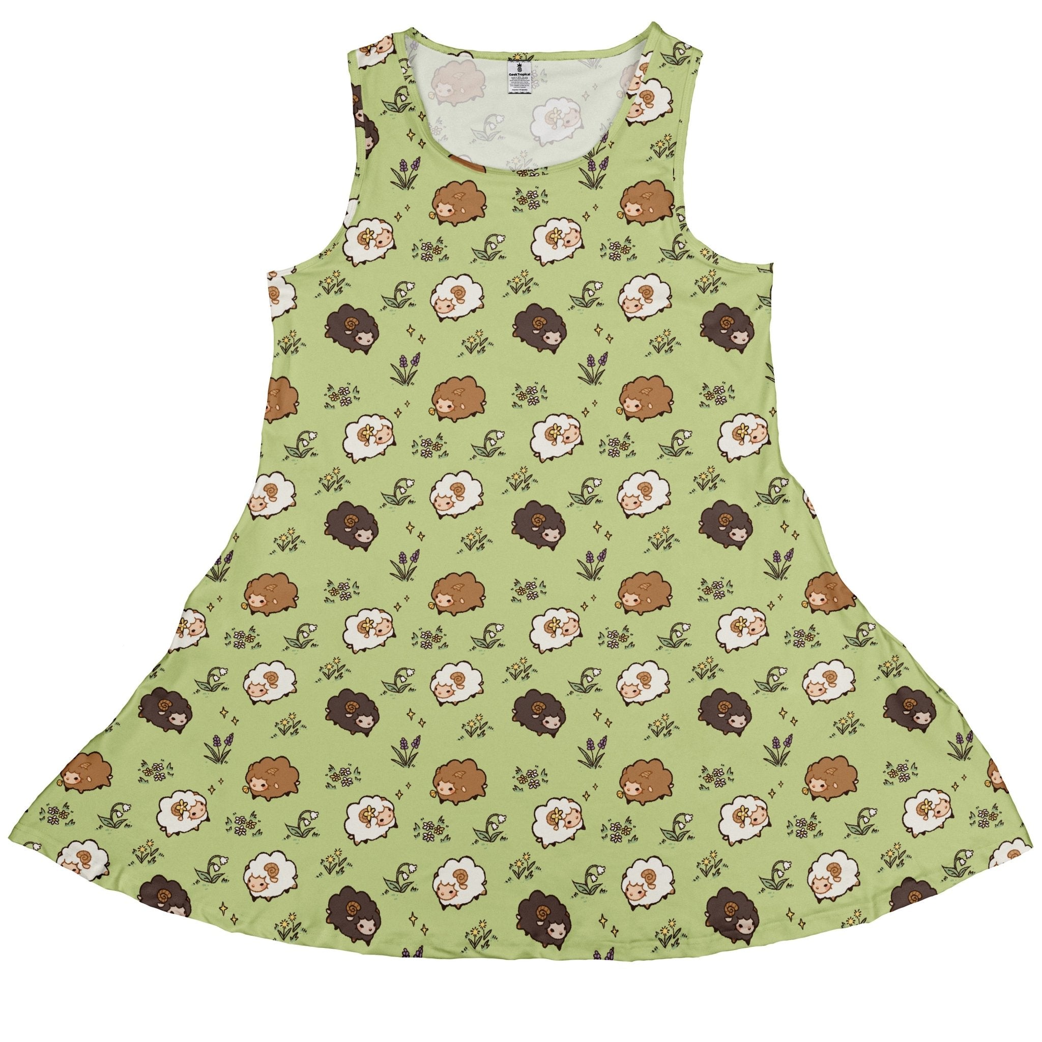 Sheep Meadows Sleeveless Dress 1