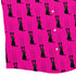 Silly Cat astrophe Pink Button Up Shirt Bottom Corner