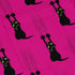 Silly Cat astrophe Pink Long Sleeve Button Up Shirt pocket