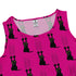 Silly Cat astrophe Pink Sleeveless Dress close front
