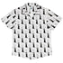 Silly Cat astrophe White Button Up Shirt Hawaiian Front