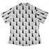 Silly Cat astrophe White Curvy Button Up Shirt Old Curvy Button Up Shirt womens back