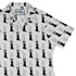 Silly Cat astrophe White Curvy Button Up Shirt Old Curvy Button Up Shirt womens top right