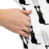 Silly Cat astrophe White Sleeveless Dress Pocket