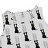 Silly Cat astrophe White Sleeveless Dress close front