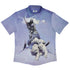 Silver Warrior Button Up Shirt - adult sizing - Design by Frank Frazetta - Fantasy Prints