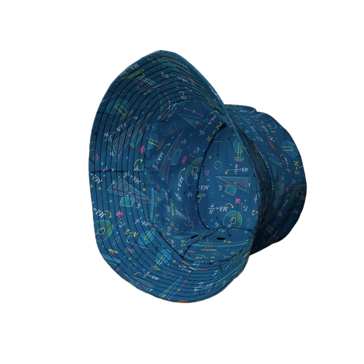 Simple Machines Dark Bucket Hat Side View