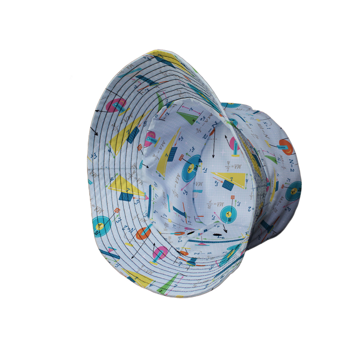 Simple Machines Light Bucket Hat Side View