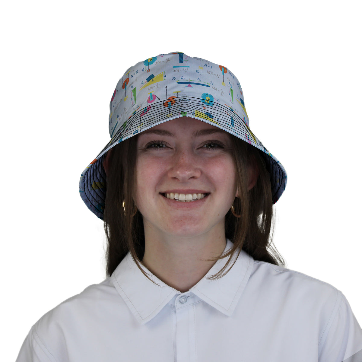 Simple Machines Light Bucket Hat Woman