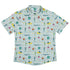 Simple Machines Light Button Up Shirt Flat Front