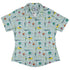 Simple Machines Light Curvy Button Up Shirt womens front