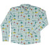 Simple Machines Light Long Sleeve Button Up Shirt front