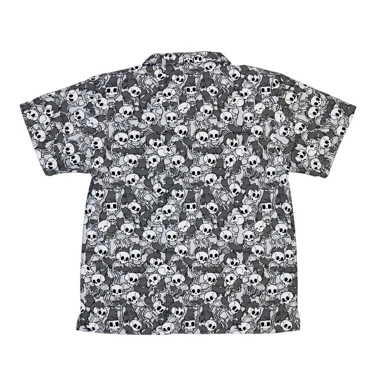 Skeleton Cat Love Youth Hawaiian Shirt Geek Nerd 0925 Animal Patterns Design by Tobe Fonseca