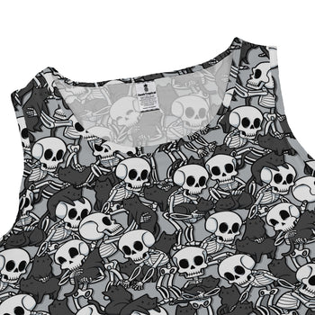 Skeleton Cat Love Dress Geek Nerd 0925 Animal Patterns Design by Tobe Fonseca