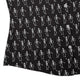 Skeleton Hanging Curvy Button Up Shirt Geek Nerd Design by Heather Davenport halloween q4