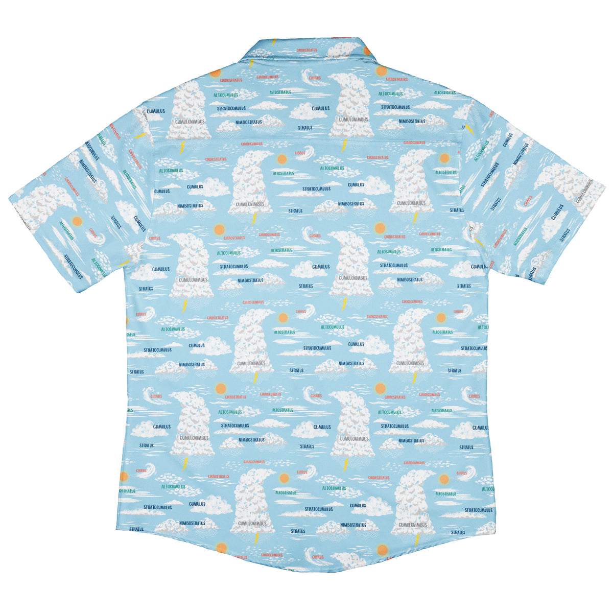 Sky Field Guide Button Up Shirt Back