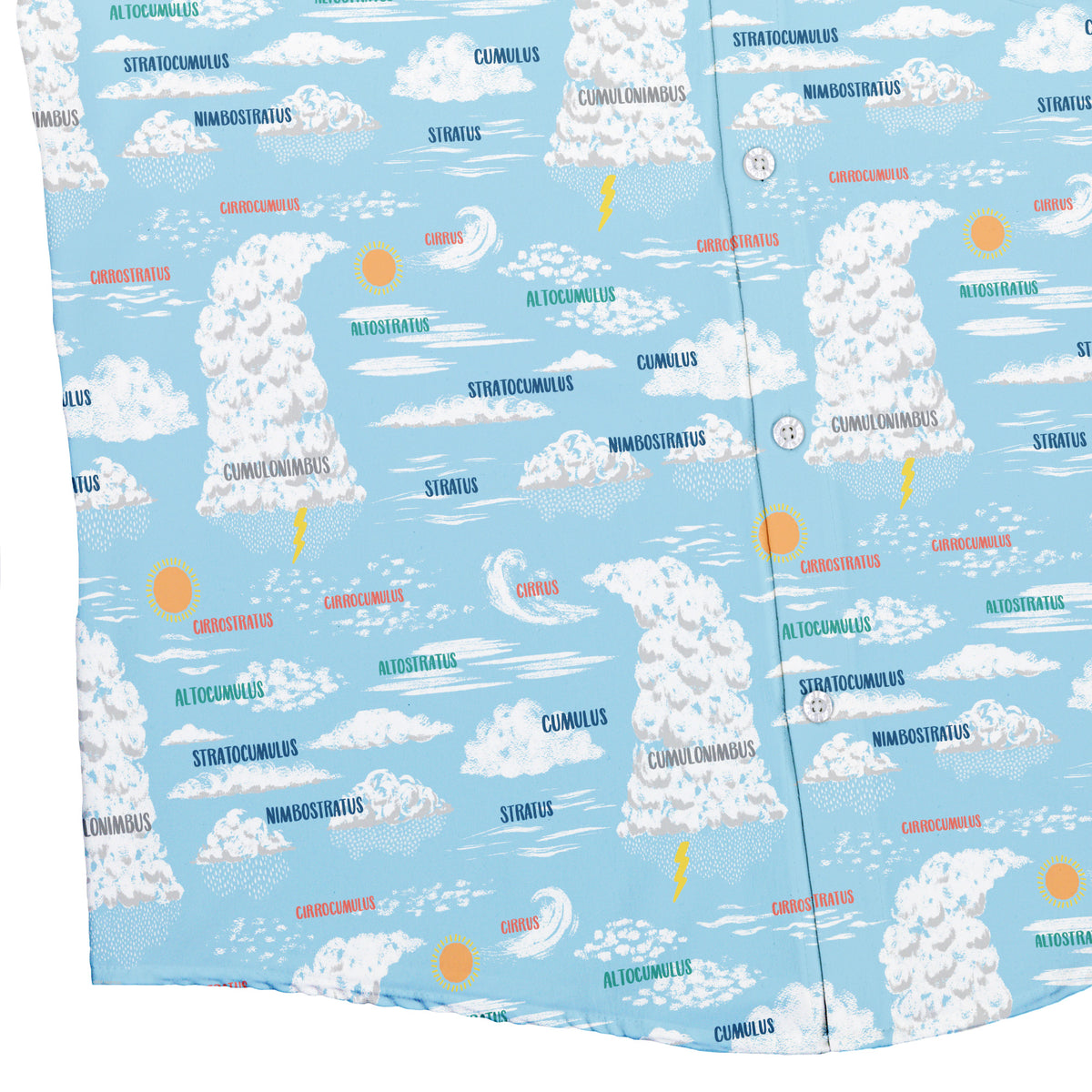 Sky Field Guide Button Up Shirt Bottom Corner
