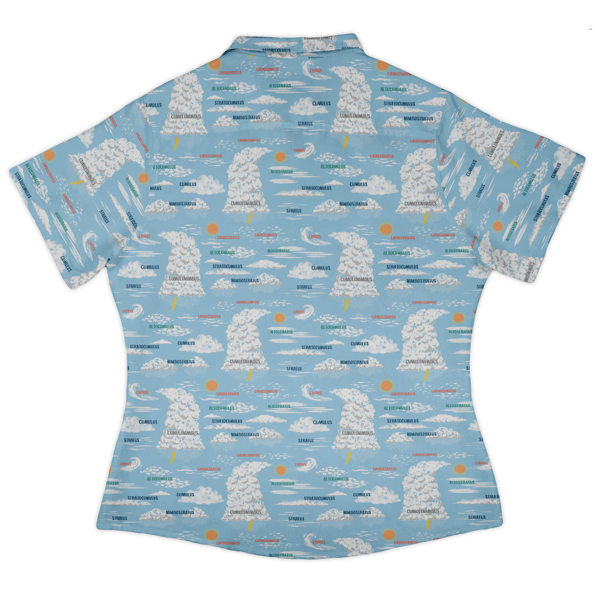 Sky Field Guide Curvy Button Up Shirt womens back