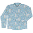 Sky Field Guide Long Sleeve Button Up Shirt front