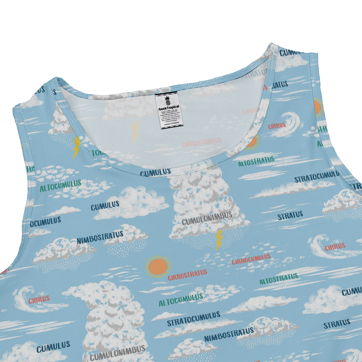 Sky Field Guide Sleeveless Dress close front