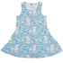 Sky Field Guide Sleeveless Dress front