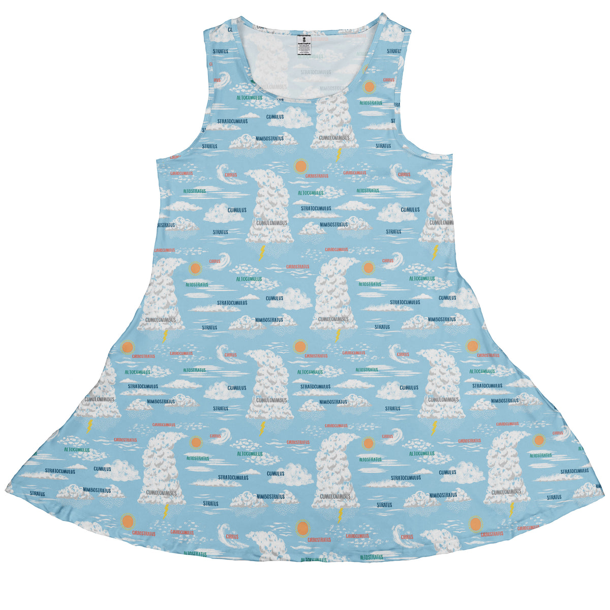 Sky Field Guide Sleeveless Dress front