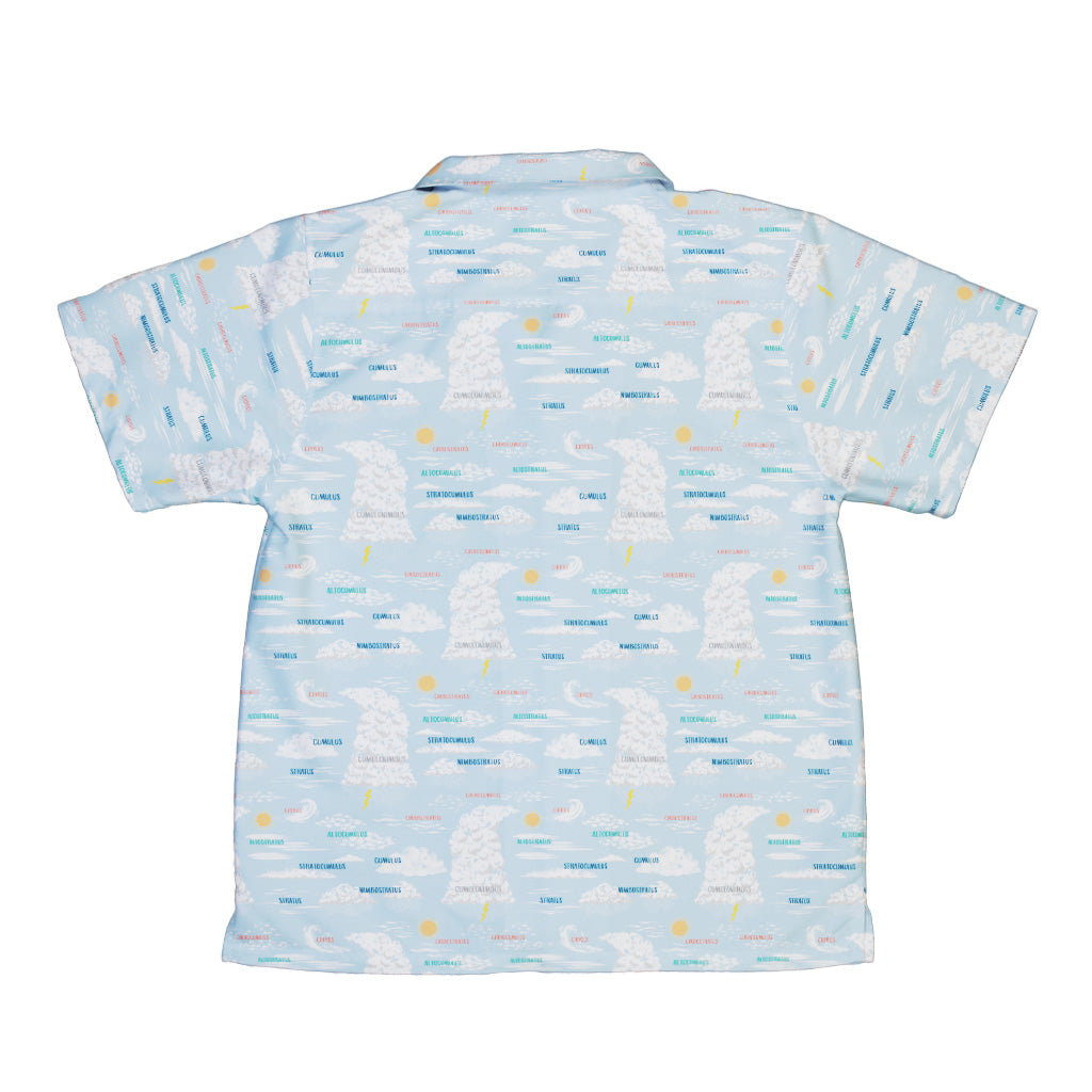 Sky Field Guide Youth Hawaiian Shirt Back