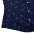 Sleepy Celestial Cats Blue Curvy Button Up Shirt womens corner