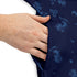 Sleepy Celestial Cats Blue Sleeveless Dress Pocket