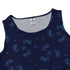 Sleepy Celestial Cats Blue Sleeveless Dress close front