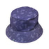 Sleepy Celestial Cats Lilac Bucket Hat Gray Stitching