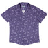 Sleepy Celestial Cats Lilac Button Up Shirt Hawaiian Front