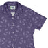 Sleepy Celestial Cats Lilac Curvy Button Up Shirt womens top right