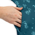 Sleepy Celestial Cats Teal Sleeveless Dress Pocket