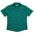 Slim Cube Toxic Green Button Up Shirt - adult sizing - Design by Ardi Tong - dnd & rpg print