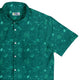 Slim Cube Toxic Green Button Up Shirt - adult sizing - Design by Ardi Tong - dnd & rpg print
